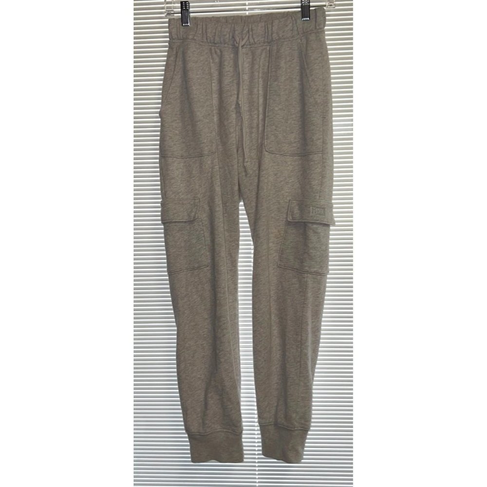 Pink Women Grey Sweat Joggers -- Small